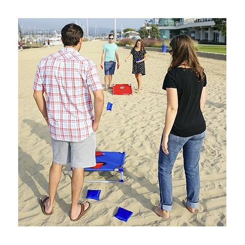  GoSports Portable 3 x 2 ft Cornhole Game Set - Premium Toss Game for Kids and Adults - Choose Your Style