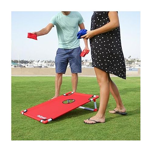  GoSports Portable 3 x 2 ft Cornhole Game Set - Premium Toss Game for Kids and Adults - Choose Your Style