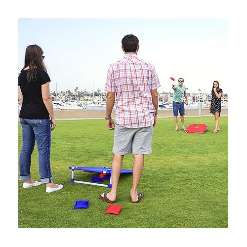  GoSports Portable 3 x 2 ft Cornhole Game Set - Premium Toss Game for Kids and Adults - Choose Your Style