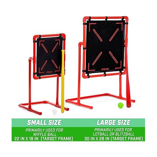  GoSports Baseball Strike Zone Target for Plastic Balls - Compatible with Blitzball and Wiffle Ball