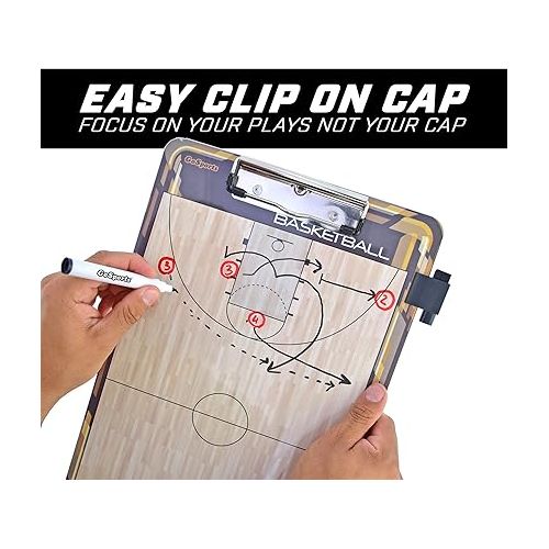  GoSports Premium Dry Erase Coaches Clipboards - Basketball, Baseball, Football, Soccer, Hockey, Volleyball, Lacrosse