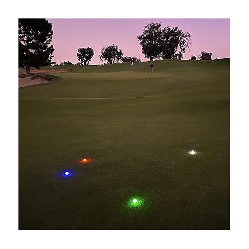  GoSports Light Up LED Golf Balls 12 Pack - Impact Activated with 10 Minute Timer