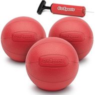 GoSports 6 Inch Replacement Balls for Little Tikes, GoSports Tot Shot, and Other Children's Basketball Hoops - Soft 3 Pack Toddler Basketballs with Pump
