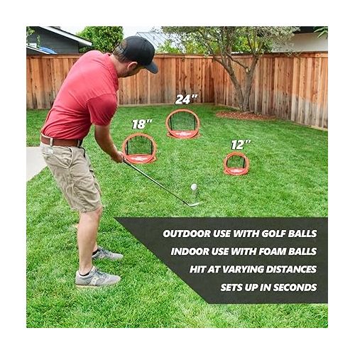  GoSports Chipster Golf Chipping Pop Up Practice Net, Practice & Improve Your Short Game