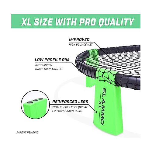  GoSports Slammo XL Game Set Huge 48 Inch Net Great for Beginners, Younger Players or Group Play