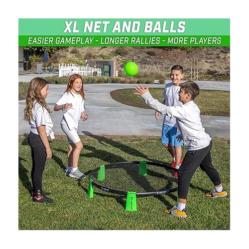  GoSports Slammo XL Game Set Huge 48 Inch Net Great for Beginners, Younger Players or Group Play