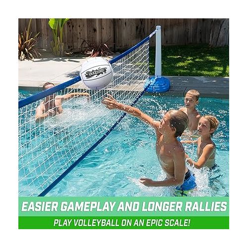  GoSports 12 Inch XL Inflatable Volleyball, 3 Pack - Easier Rallies on an Epic Scale for All Skill Levels