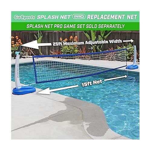  Replacement Pool Volleyball Net for GoSports Splash Net PRO or MAX Games