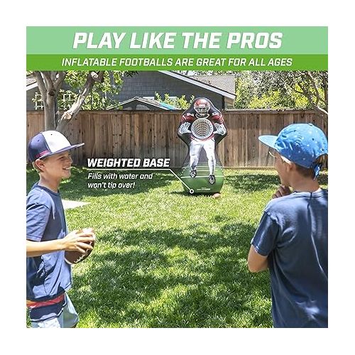  GoSports Inflataman Football Challenge - Inflatable Receiver Touchdown Toss Game