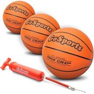 GoSports 7 Inch Mini Basketball 3 Pack with Premium Pump - Perfect for Mini Hoops or Training