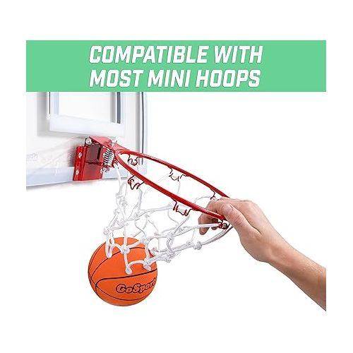  GoSports 7 Inch Mini Basketball 3 Pack with Premium Pump - Perfect for Mini Hoops or Training