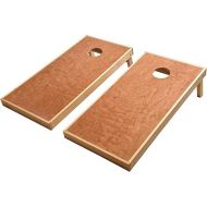 GoSports 4 ft x 2 ft Commercial Grade Cornhole Boards Set - Natural Wood Cornhole Boards, Choose from Different Bean Bag Color Combinations