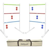 GoSports Premium Metal Ladder Toss Game Set