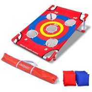 [아마존베스트]GoSports Bullseye Bounce & Tri Toss Cornhole Toss Games - Great for All Ages & Includes Fun Rules