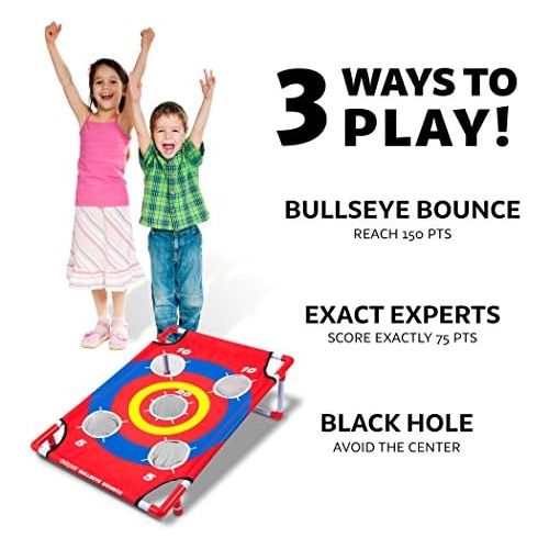  [아마존베스트]GoSports Bullseye Bounce & Tri Toss Cornhole Toss Games - Great for All Ages & Includes Fun Rules