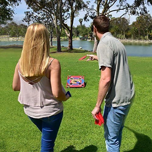  [아마존베스트]GoSports Bullseye Bounce & Tri Toss Cornhole Toss Games - Great for All Ages & Includes Fun Rules