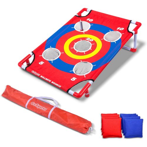  [아마존베스트]GoSports Bullseye Bounce & Tri Toss Cornhole Toss Games - Great for All Ages & Includes Fun Rules