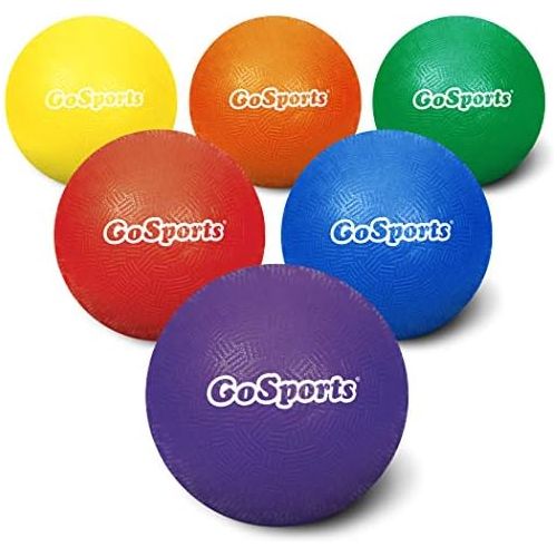  [아마존베스트]GoSports Inflatable Dodgeball - No Sting Balls - Includes Ball Pump & Mesh Bag