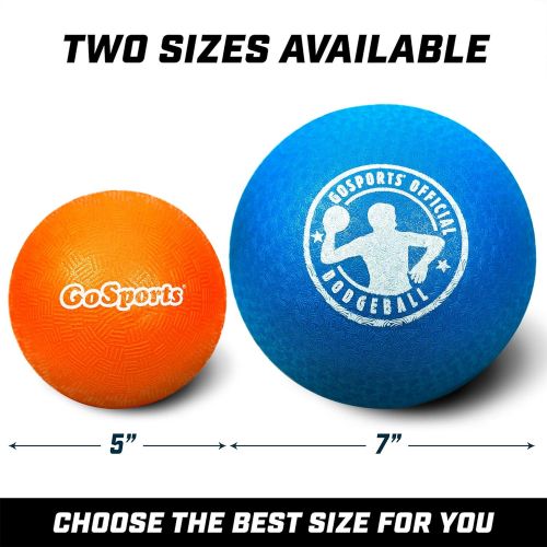  [아마존베스트]GoSports Inflatable Dodgeball - No Sting Balls - Includes Ball Pump & Mesh Bag