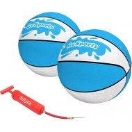 GoSports Water Basketballs 2 Pack | Choose Between Size 3 and Size 6 | Great for Swimming Pool Basketball Hoops