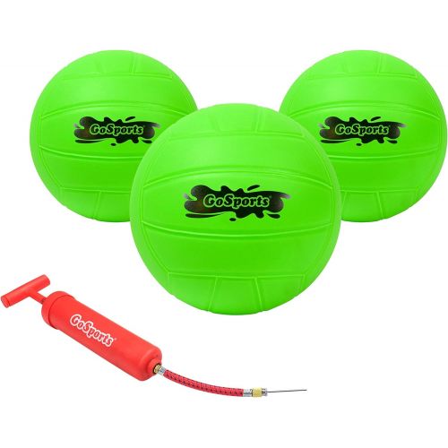  GoSports Water Volleyball 3 Pack Great for Swimming Pools or Lawn Volleyball Games