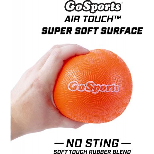  GoSports Inflatable Dodgeball - No Sting Balls - Includes Ball Pump & Mesh Bag