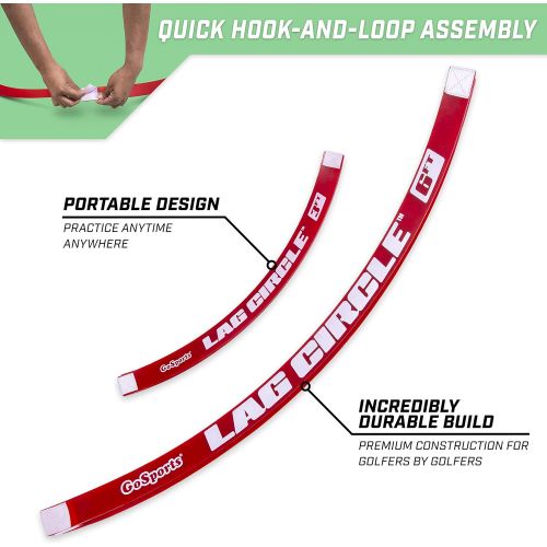  GoSports LAG Circle Putting and Chipping Training Tool - Includes 6 and 3 Circles