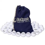 GoSports All Purpose Golf Balls for Play or Practice | 32 Pack with Tote Bag