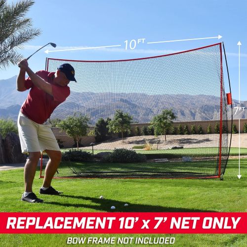  GoSports 10x7 Replacement Golf Net - Compatible Brand 10x7 Golf Net - Bow Type Frame Not Included