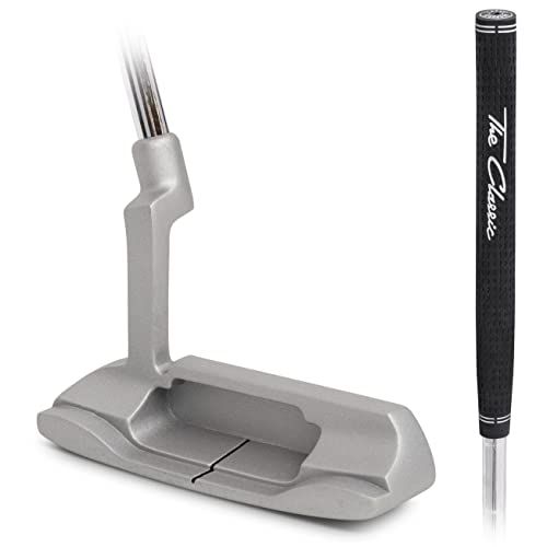  GoSports Classic Golf Putter, Choose Between 2 Way or Blade Putter - 35 Length with Premium Grip