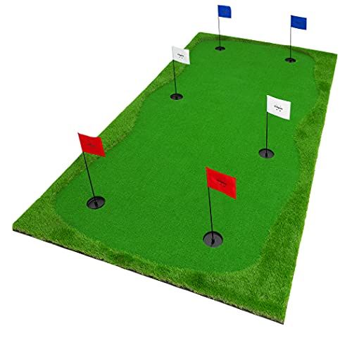  GoSports 10x5 Golf Putting Green for Indoor & Outdoor Putting Practice