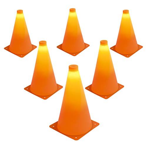  GoSports LED Light Up Sports Cones (6 Pack), 9