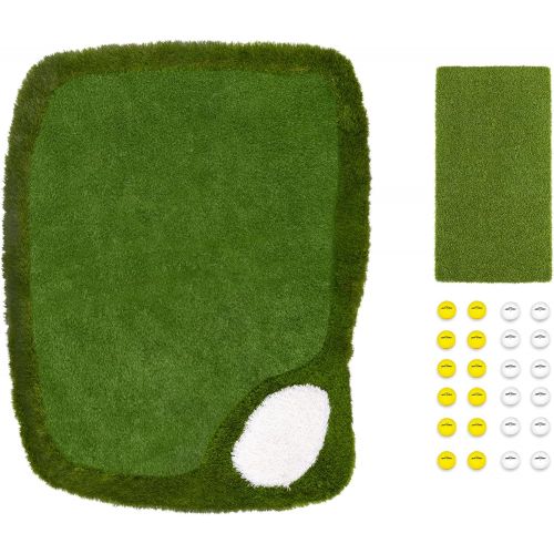  GoSports Splash Chip Pro Floating Golf Green with 24 Foam Balls and Hitting Mat - Choose Your Size