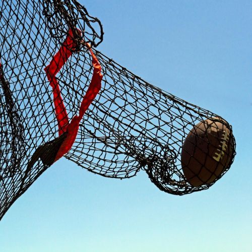  GoSports Football Trainer Throwing Net Choose Between 8 x 8 or 6 x 6 Nets Improve QB Throwing Accuracy - Includes Foldable Bow Frame and Portable Carry Case