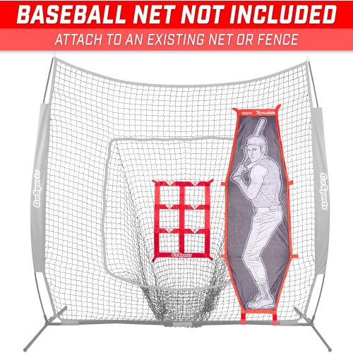  GoSports Baseball & Softball Pitching Kit - Practice Accuracy Training with Strike Zone & Xtraman Dummy Batter