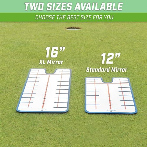  GoSports Golf Putting Alignment Mirror - Improve Your Putting (Choose Between Standard and XL Golf Mirror Training Aids)