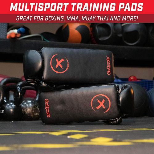  GoSports Counterstrike Training Pads - Revolutionary Gloves for Blocking & Sparing - Great for Boxing, MMA, Karate, Muay Thai and More!, Black