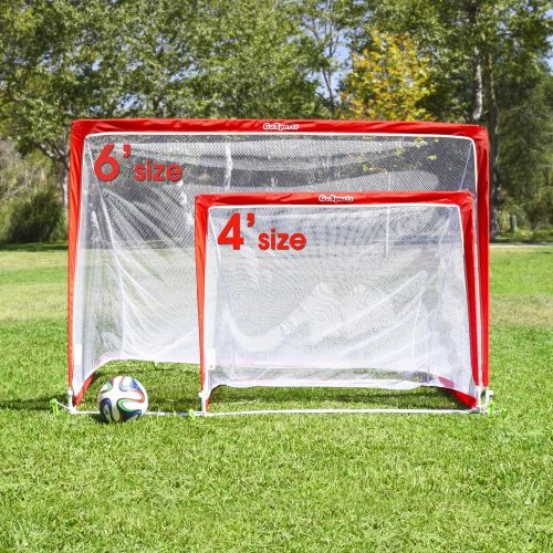  GoSports Portable Pop Up Soccer Goals for Backyard