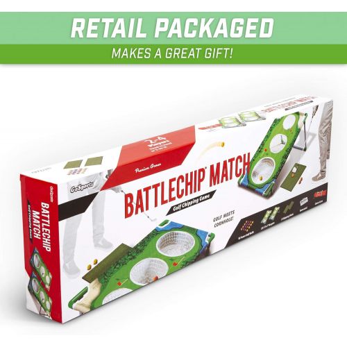  GoSports BattleChip Backyard Golf Cornhole Game - Fun New Golf Game for All Ages & Abilities