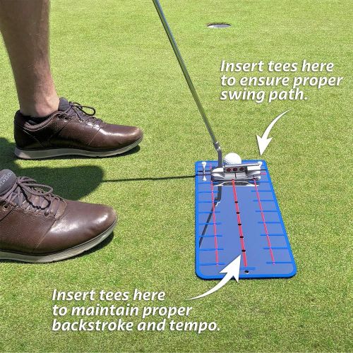  GoSports Golf Putting Alignment Mirror - Improve Your Putting (Choose Between Standard and XL Golf Mirror Training Aids)