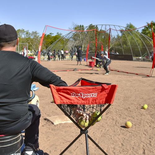  GoSports Baseball & Softball Ball Caddy with Carrying Bag