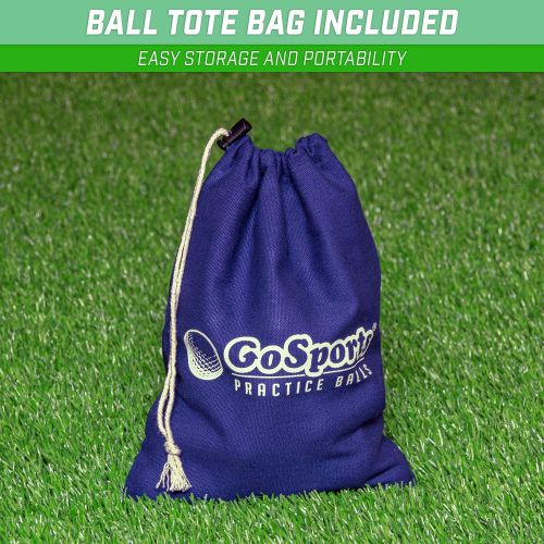  GoSports All Purpose Golf Balls for Play or Practice - Choose 16 or 32 Packs with Tote Bag