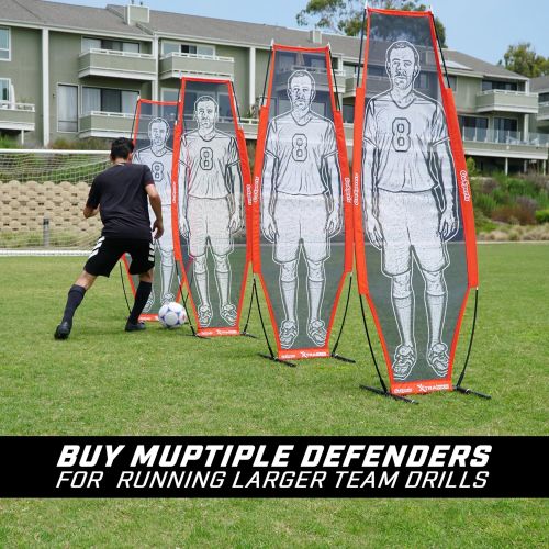  GoSports Soccer Xtraman Dummy Defender Training Mannequin - Practice Free Kicks, Dribbling and Passing Drills