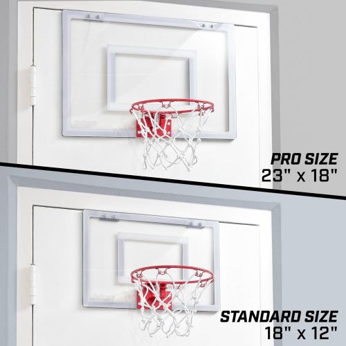  GoSports Basketball Door Hoop with 3 Premium Basketballs & Pump