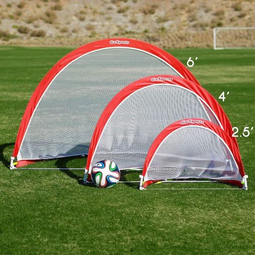  GoSports Portable Pop Up Soccer Goals for Backyard