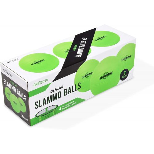  GoSports Slammo Official Replacement Balls 3-Pack Works for All Roundnet Game Sets Choose Between Competition Size or XL Size Balls