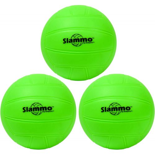  GoSports Slammo Official Replacement Balls 3-Pack Works for All Roundnet Game Sets Choose Between Competition Size or XL Size Balls