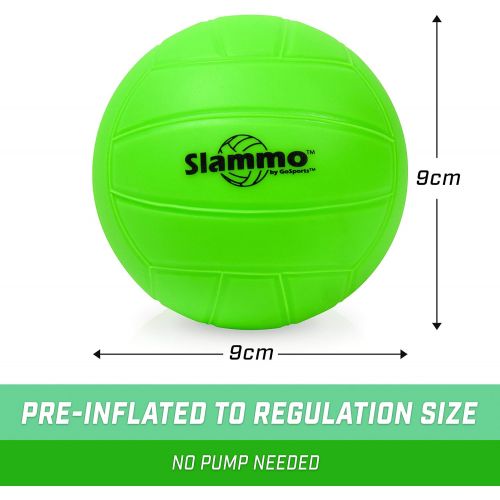  GoSports Slammo Official Replacement Balls 3-Pack Works for All Roundnet Game Sets Choose Between Competition Size or XL Size Balls