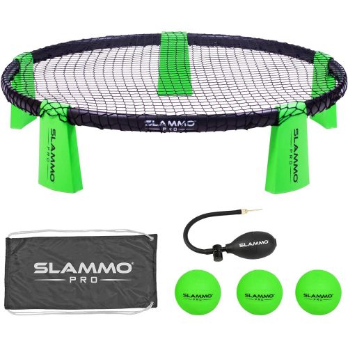  GoSports SLAMMO PRO Game Set - New and Improved PRO Set with 3 PRO Balls, Pump and Carrying Case