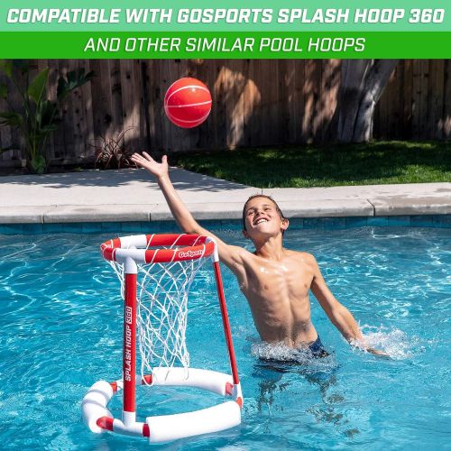  GoSports Swimming Pool Basketballs 3 Pack - Great for Floating Water Basketball Hoops, Choose Red or Blue Pool Basketballs